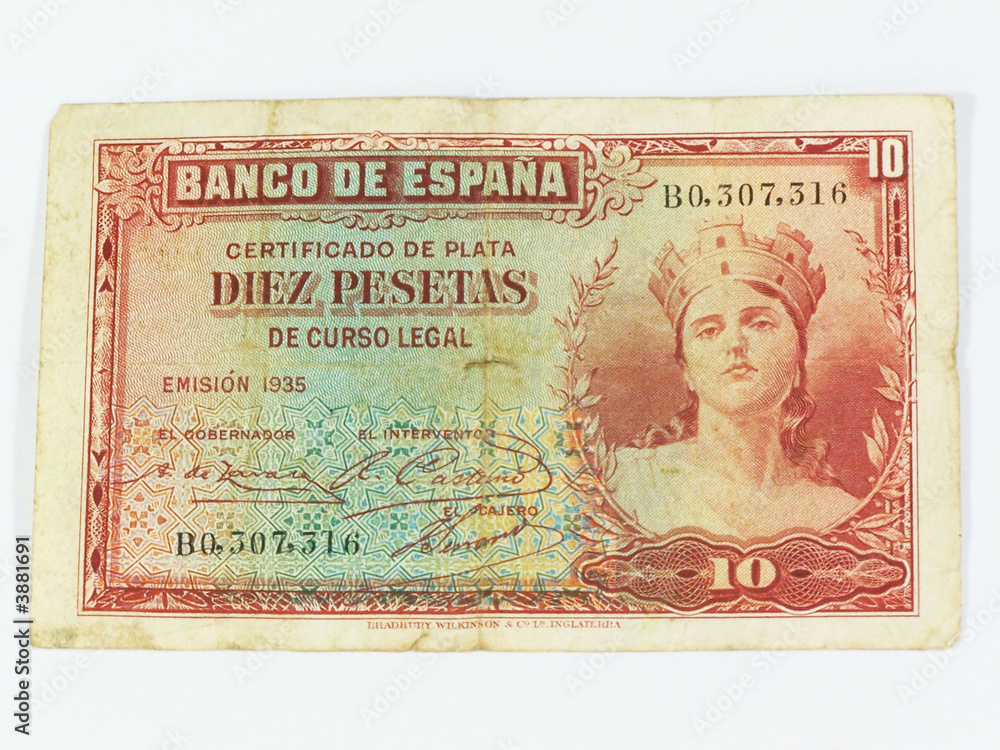 Fototapeta premium 10 PESETAS