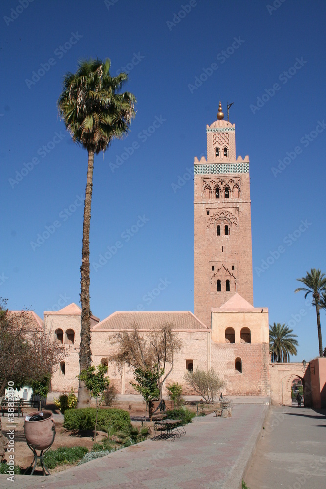 Koutoubia Mosque Marrakech Morocco Jardin
