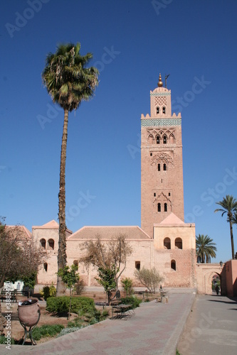 Koutoubia Mosque Marrakech Morocco Jardin