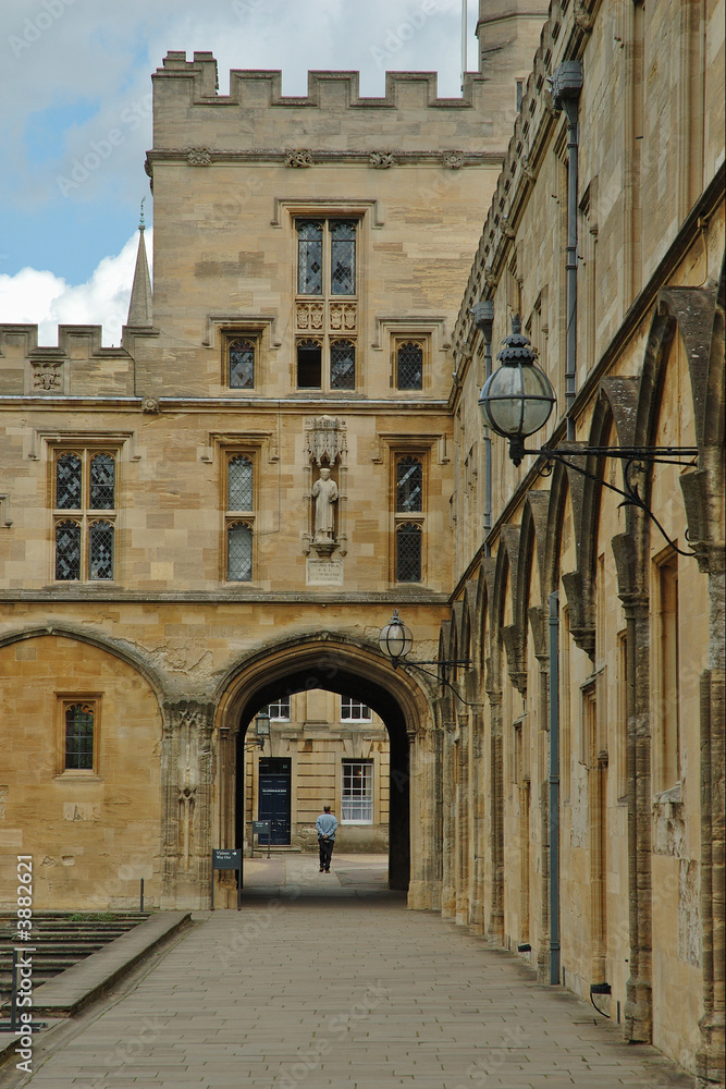 Small Fragment of Oxfords courtyard