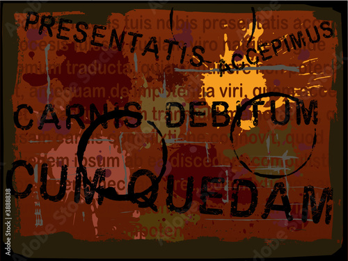 Latin text Grunge 2