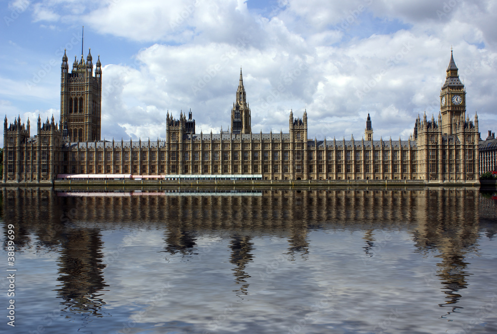 Big Ben and the Houses of Parliament in London