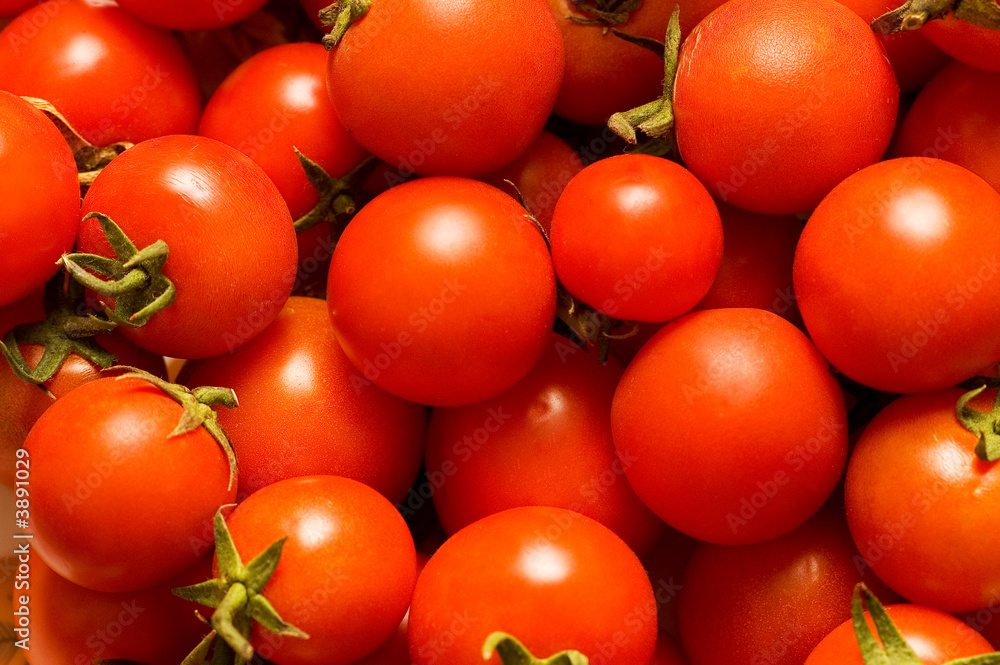 Red tomatoes - can be used as background