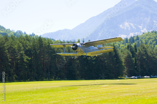 Biplane An-2 (Antonov) in the airshow photo