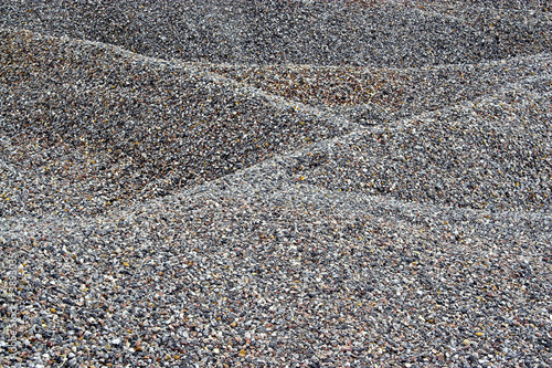 Sieved gravel photo