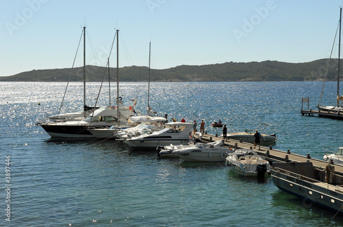 Boote im Hafen von Port Cros