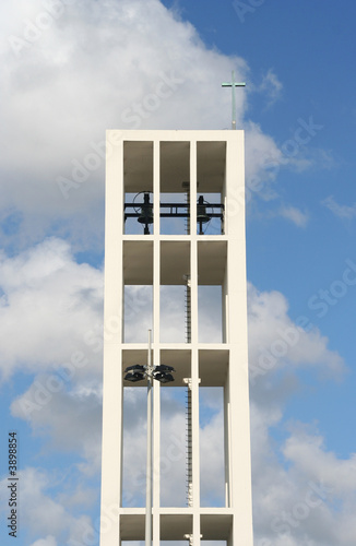 Modern architecture church tower
