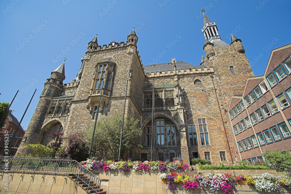 Obraz premium Rathaus Aachen
