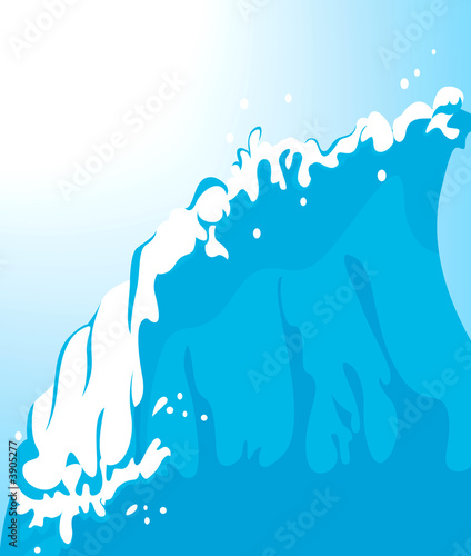 Wave Illustration for Backg...