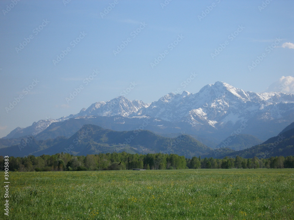 Fototapeta premium berglandschaft