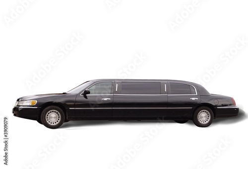 Obraz na plátne Big black limousine
