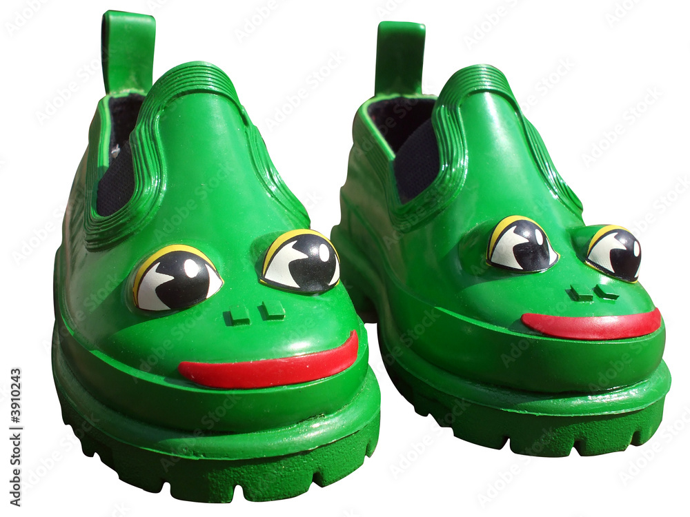 chaussures grenouille Stock Photo | Adobe Stock