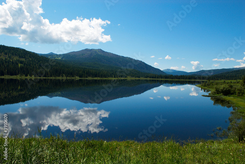 Reflection in lake