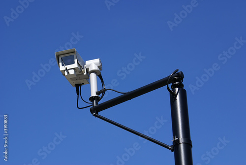 CCTV Surveillance Camera on the Street