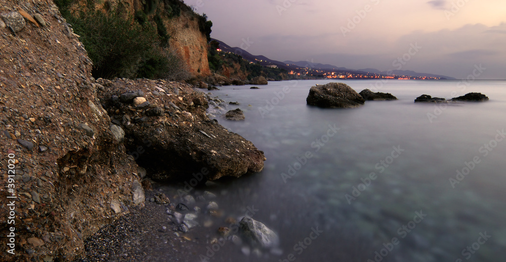 This is a seascape picture in Kalamata, Greece