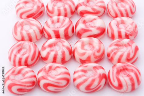 Obraz na plátne red white candies