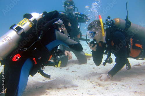 Diver's exam photo