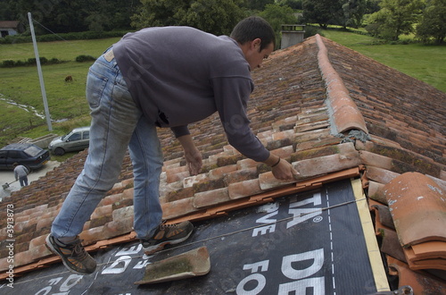 Restauration toiture tuile canal  
