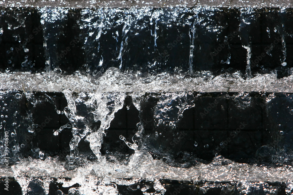Obraz premium Garden waterfall