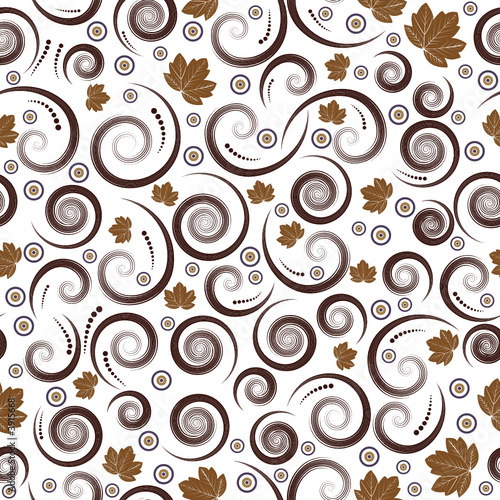 trendy autumn seamless vector design pattern