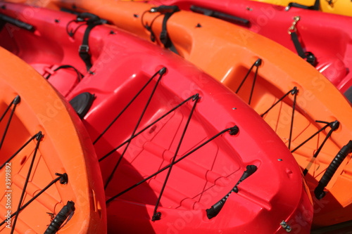 Colorful Kayaks