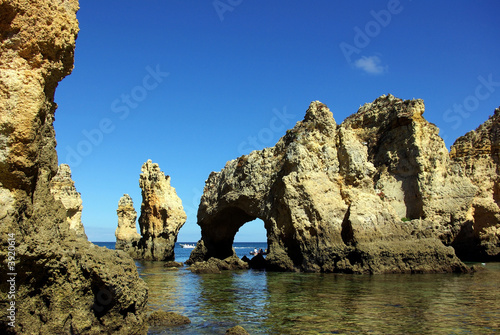 Grottos in Lagos, south of Portugal.