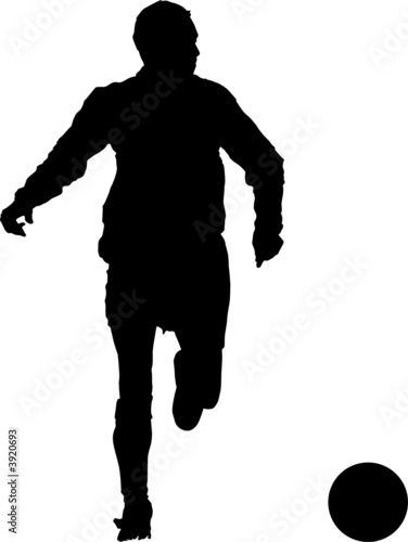 Sport silhouette - Soccer player