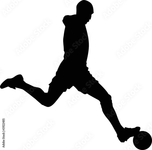 Sport silhouette - Soccer players