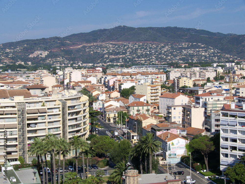 Fototapeta premium Vue générale de de cannes la Bocca