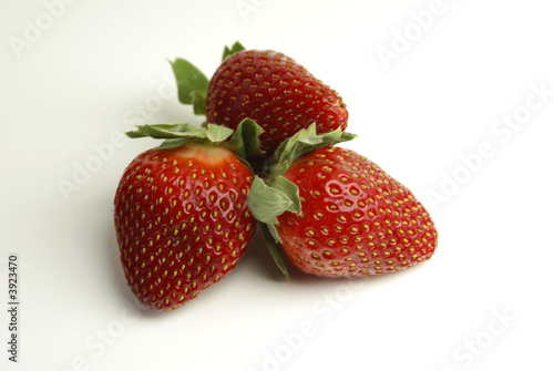 Wallpaper Mural Three Strawberries Torontodigital.ca