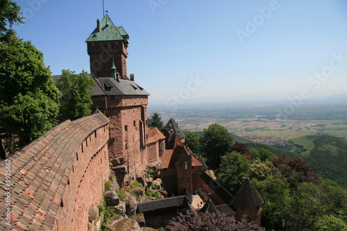 Castle of Haut-Koenigsbourg in Alsace, France