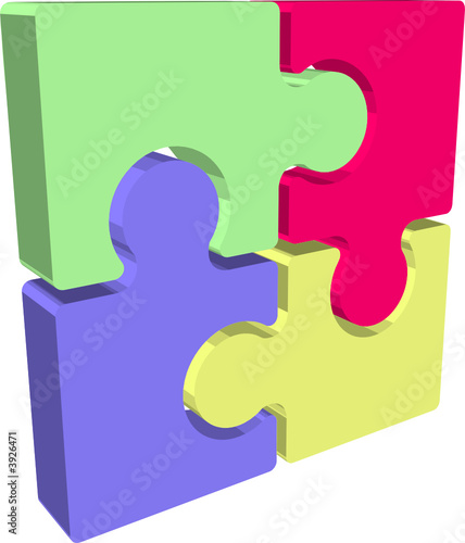 Jigsaw puzzle pieces