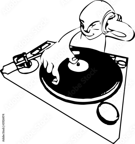 funky dj mixing