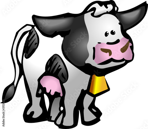 A cute moo cow