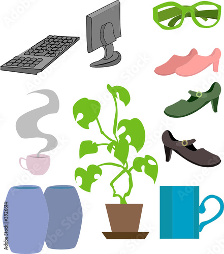 assortment of lifestyle objects