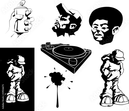 vector urban motifs/ stencils.