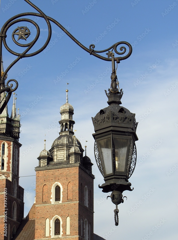 pretty lamp in Cracow