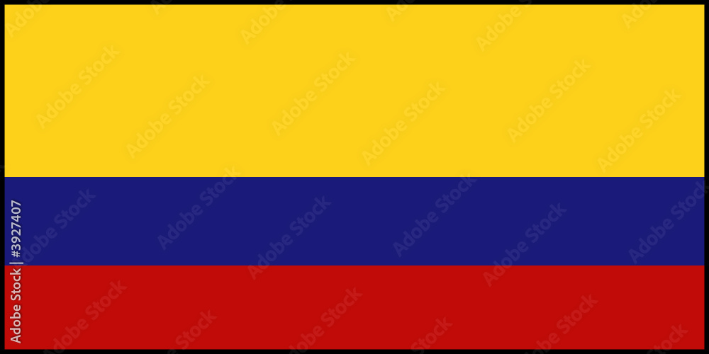 Obraz premium Drapeau de la Colombie