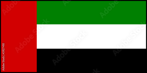 Drapeau des Emirats Arabes Unis photo