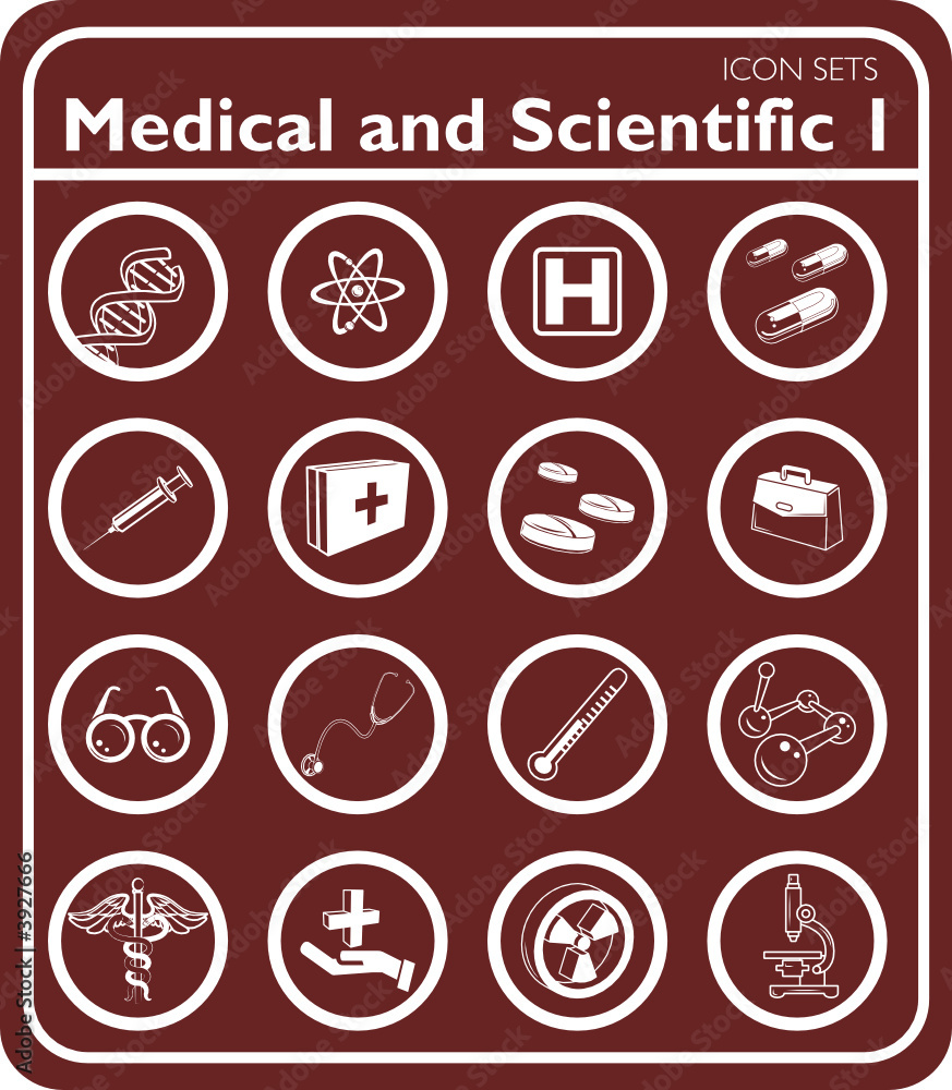  Medical and scientific icons