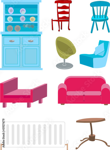 selection of furniture.
