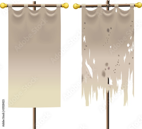  grunge and clean banner. a banner before and after