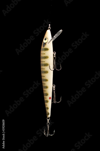 series object on white: isolated fishing spoon-bait photo