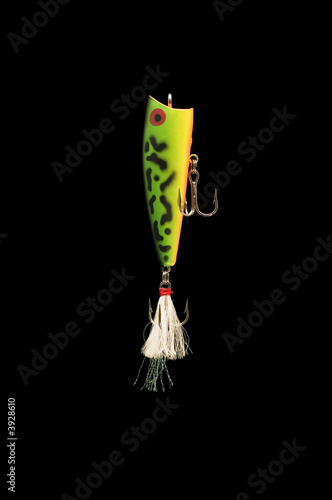 series object on white: isolated fishing spoon-bait photo