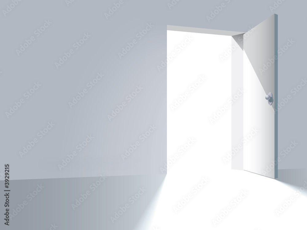 An open door, a way to freedom An open door, a way to freedom