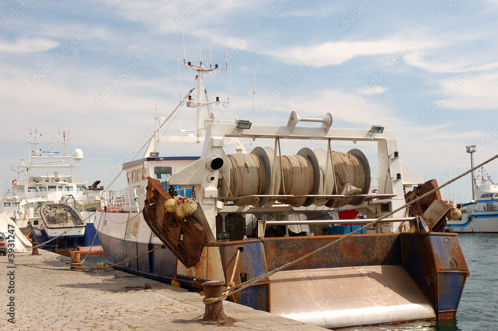 Trawler in the Harbor