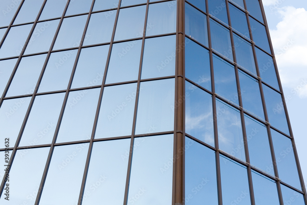 Office building exterior #3. Sky mirror. Office building exterior #3. Sky mirror.