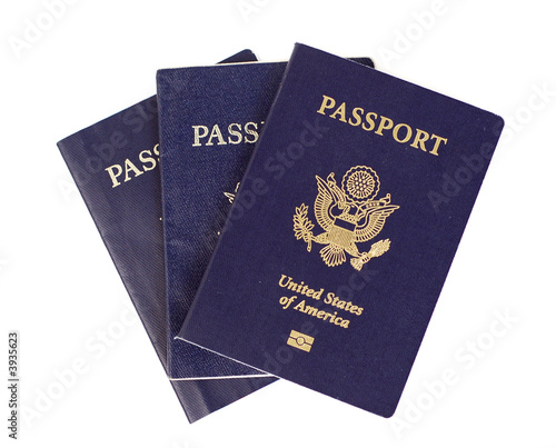 Three US passports.