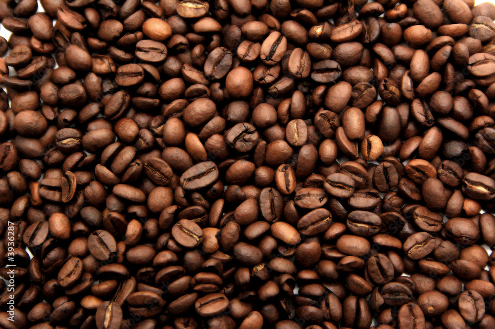 coffee beans texture.
