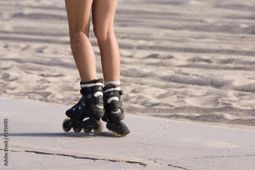 Tapety artystyczne rollerblading 